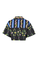 Load image into Gallery viewer, Floral print cotton blouse
