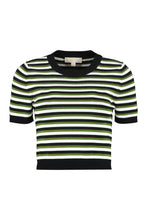 Load image into Gallery viewer, Striped knit T-shirt
