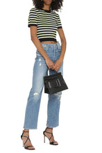 Load image into Gallery viewer, Striped knit T-shirt
