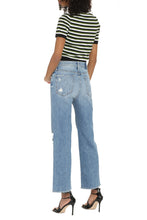 Load image into Gallery viewer, Striped knit T-shirt
