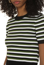 Load image into Gallery viewer, Striped knit T-shirt
