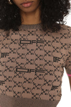 Load image into Gallery viewer, All-over logo knitted t-shirt
