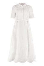 Load image into Gallery viewer, Lace inserts cotton dress
