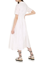 Load image into Gallery viewer, Lace inserts cotton dress
