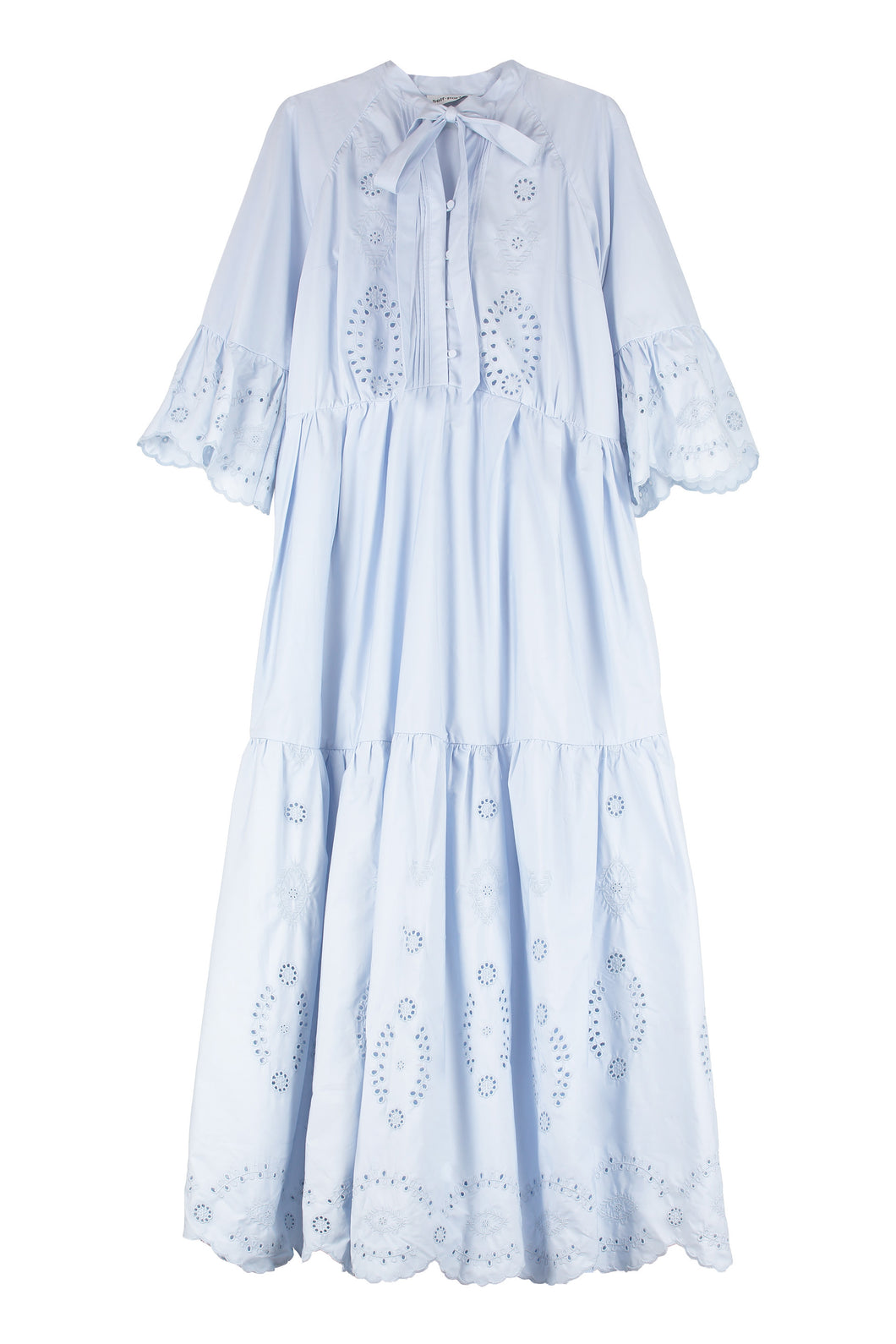 Embroidered cotton dress
