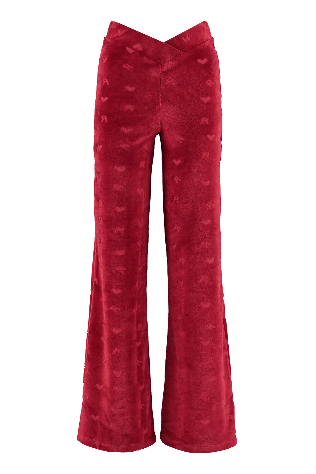 Briella velvet flared trousers