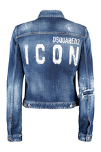 Load image into Gallery viewer, Destroyed denim jacket

