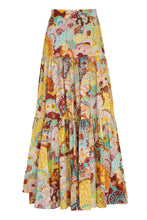 Load image into Gallery viewer, Big printed cotton skirt
