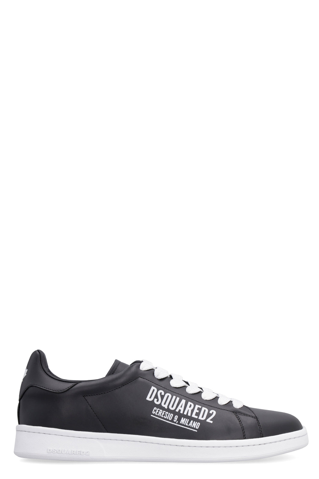 Boxer leather low-top sneakers