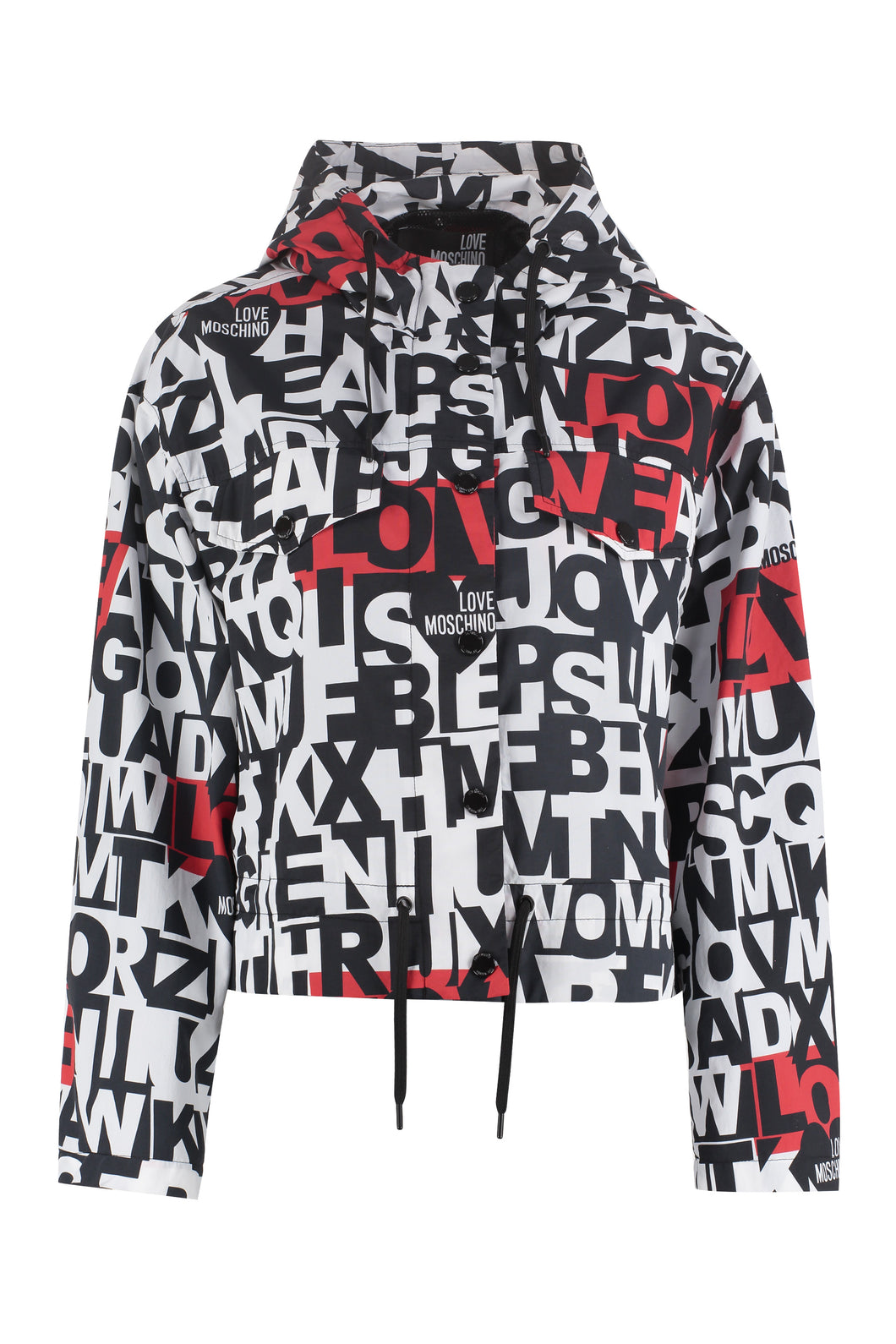 All-over print nylon jacket