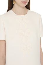 Load image into Gallery viewer, Embroidered crêpe dress
