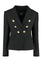 Load image into Gallery viewer, Cotton double-breasted blazer
